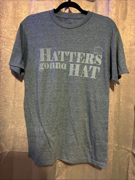 Disney Other - Heather Gray Disney parks 'Hatter's Gonna Hat' Graphic Tee - Men's Casual Shirt